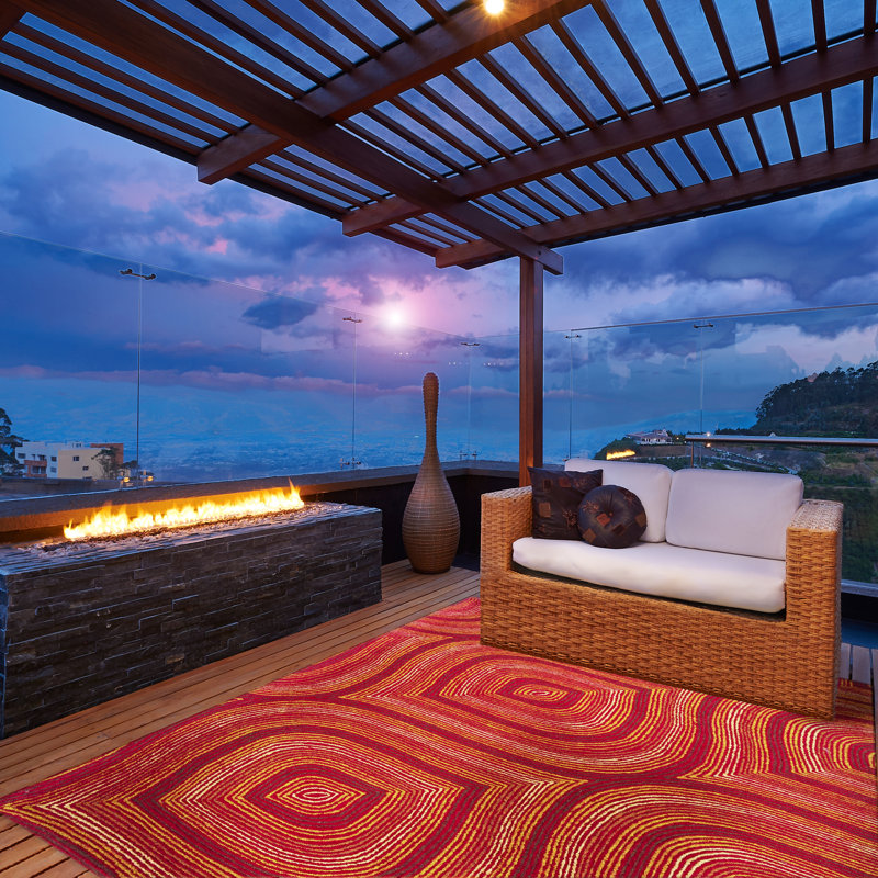 Donny Osmond Donny Osmond Home Escape Handmade Red Area Rug & Reviews