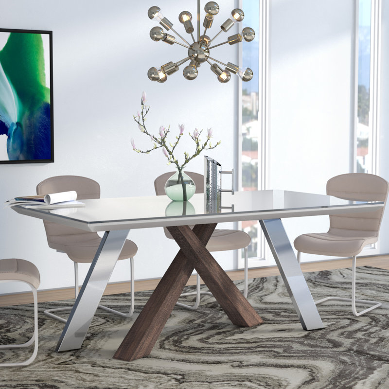 Wade Logan Link Dining Table & Reviews | Wayfair Wade Logan Link Dining Table & Reviews | Wayfair