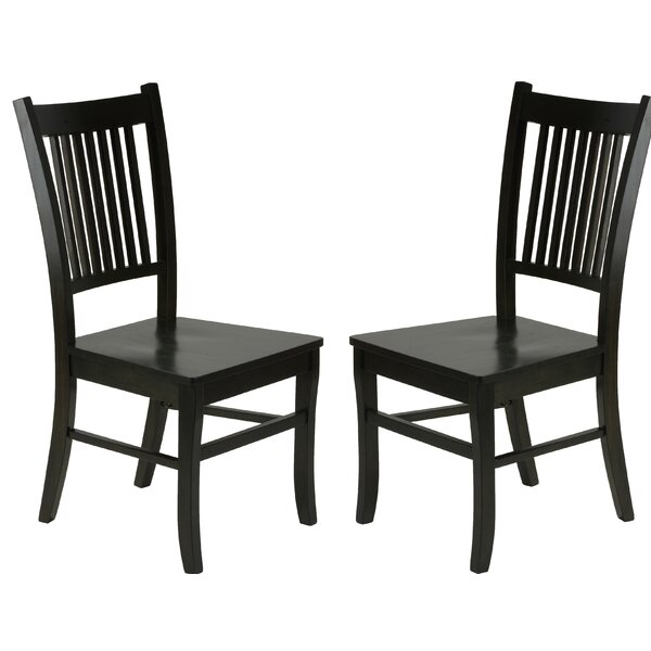 Calana Solid Wood Side Chair (Set Of 2) By Charlton Home