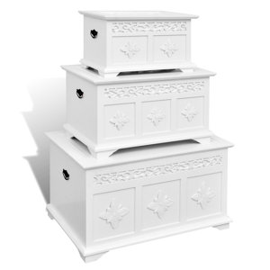 3-tlg. Truhen-Set von dCor design