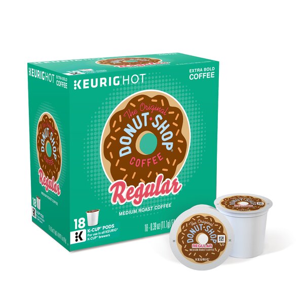 Donut Shop Regular Coffee K-Cup (Pack of 108) by Keurig