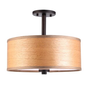 3-Light Semi Flush Mount