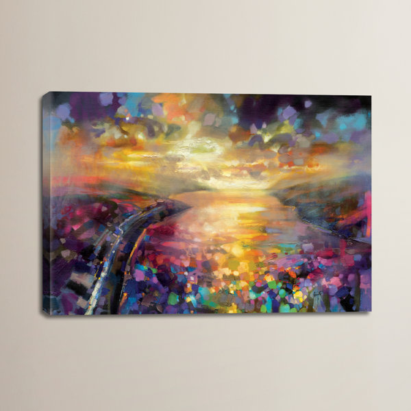 Brayden Studio Particles By Scott Naismith Painting Print On Wrapped Canvas Wayfair