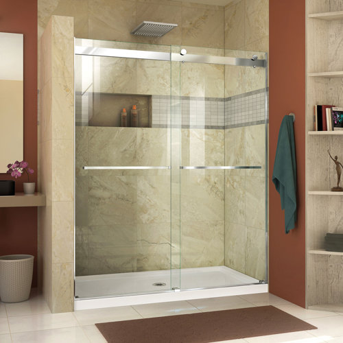 Dreamline Essence 48 X 76 Bypass Semi Frameless Shower Door With