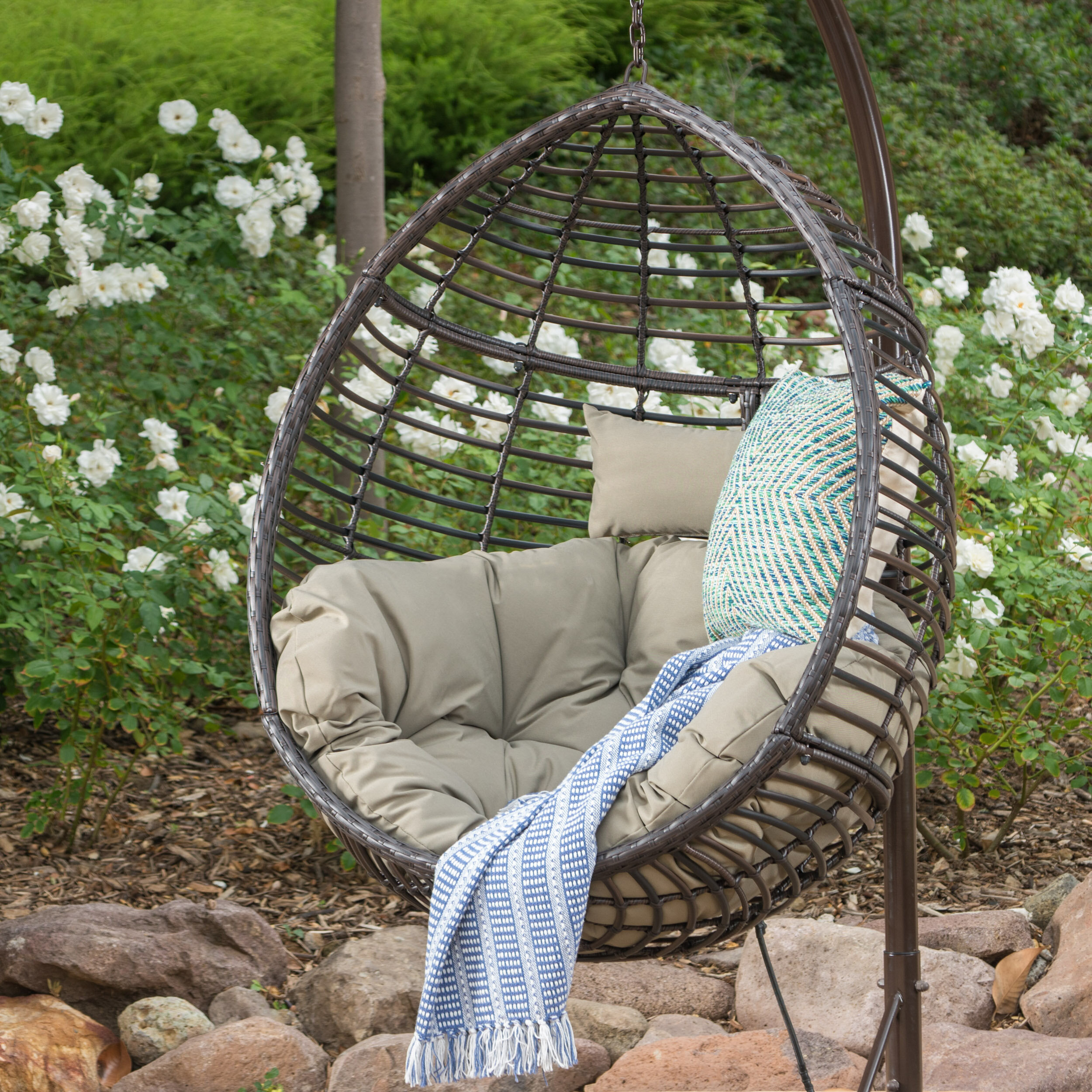 outdoor swing chair bunnings