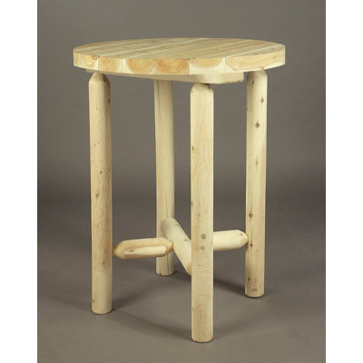 Dining Table Rustic Natural Cedar Furniture Color: Natural