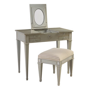 Parc Saint-Germain Vanity Set with Mirror by French Heritage