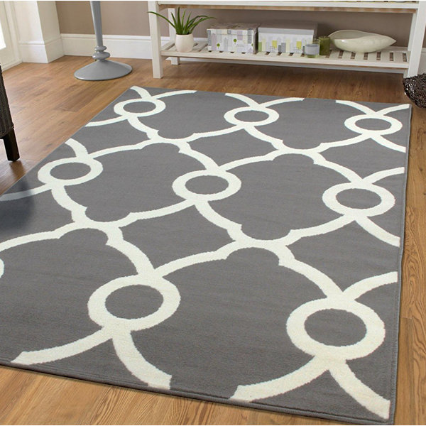 Pleione Gray Indoor/Outdoor Area Rug by Wrought Studio