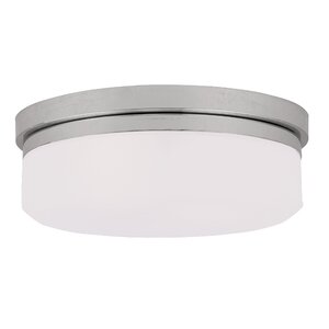 Cerie 2-Light Glass Shade Flush Mount