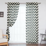Black Chevron Curtains Drapes You Ll Love In 2020 Wayfair