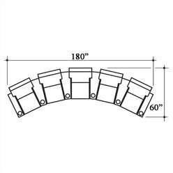 Celebrity Home Theater Row Seating (Row Of 5) By Bass