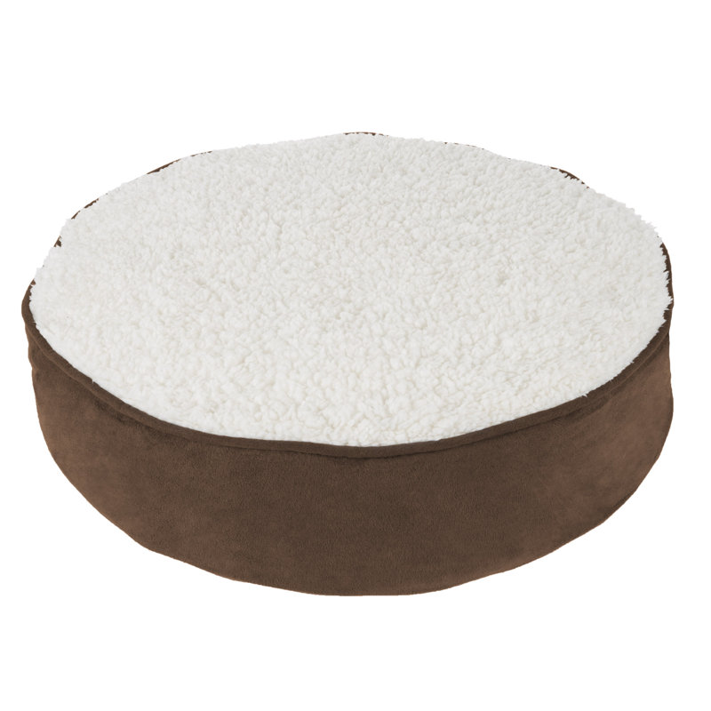 Tucker Murphy Pet Deena Round Sherpa Memory Foam Pet Pillow