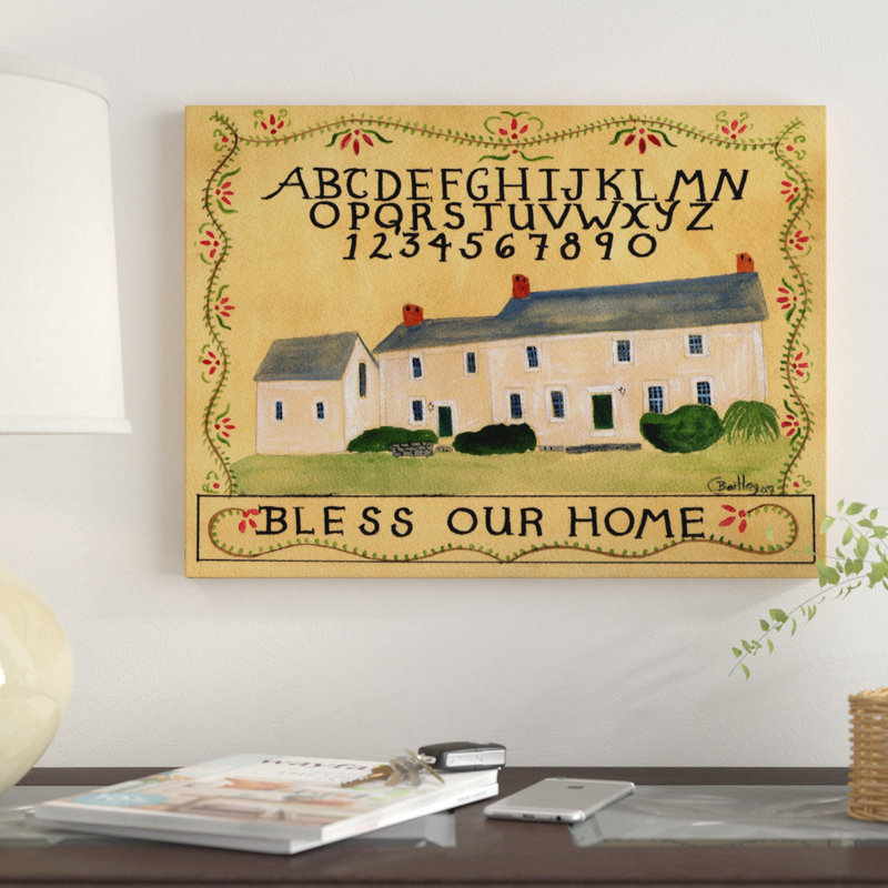 Winston Porter Bless Our Home Abc Cheryl Bartley Print Canvas