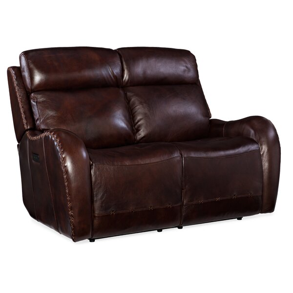 Chambers Leather Reclining Loveseat By Hooker Furniture