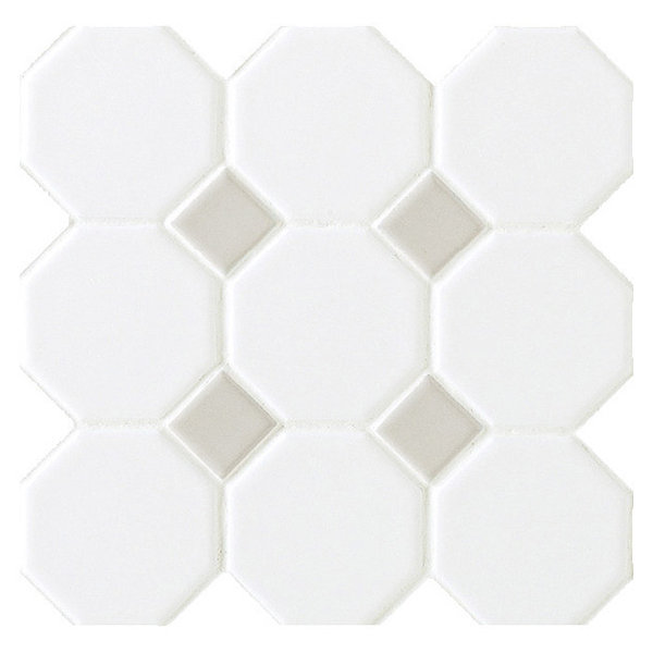 Octagon Floor Tile floor tile Daltile Octagon And Dot 2 X 2 Ceramic Mosaic Tile In Glazed Matte White With Gray Gloss Dot Reviews Wayfair Octagon Floor Tile floor design delectable images of octagon white marble Daltile Octagon And Dot 2 X 2 Ceramic Mosaic Tile In Glazed Matte White With Gray Gloss Dot Reviews Wayfair