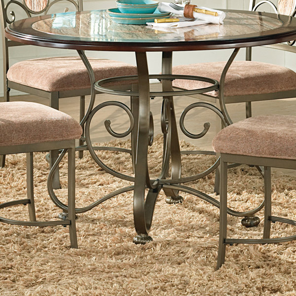 Wrought Iron Kitchen & Dining Tables You'll Love | Wayfair