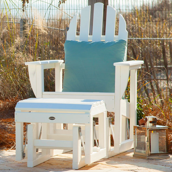 POLYWOOD® Adirondack Glider Chair & Reviews Wayfair