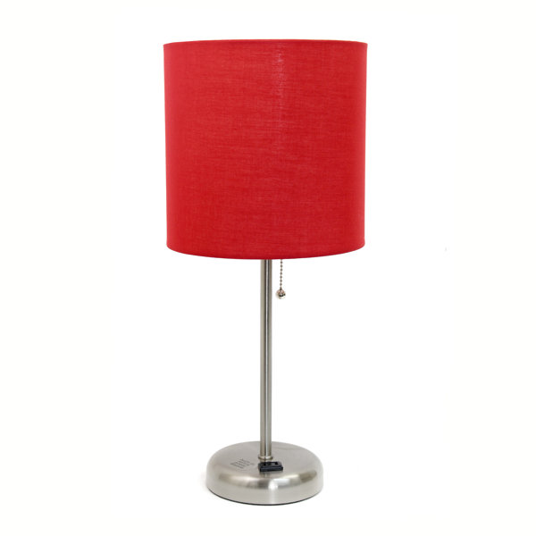 Red Shade Table Lamps You'll Love Wayfair