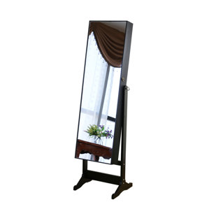 Jewelry Armoire with Mirror by Jeco Inc.
