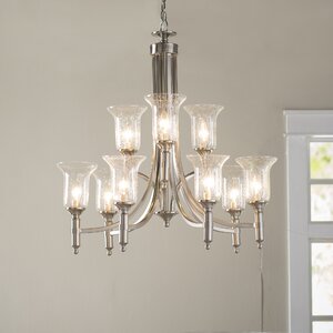 Marcet 9-Light Shaded Chandelier