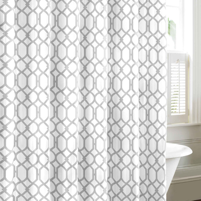 Tommy Bahama Home Shoreline Trellis Cotton Single Shower Curtain