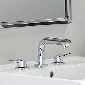 Concetto Mid-Arc Widespread Double Handle Bathroom Faucet