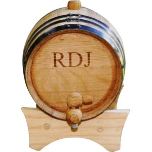 Personalized Gift 2 Liter Whiskey Barrel