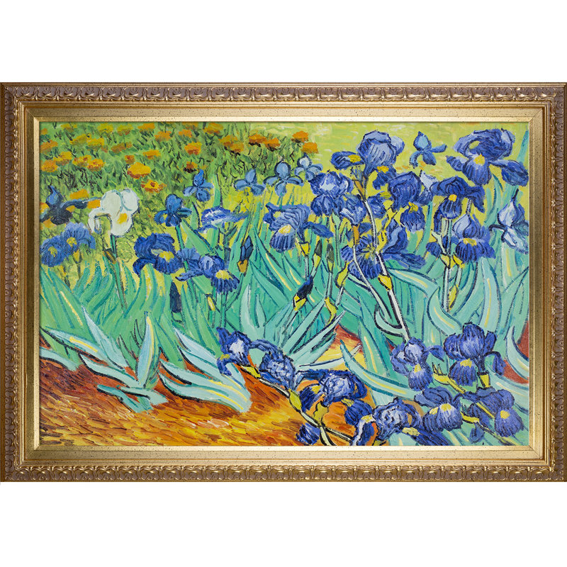 Wildon Home Irises By Vincent Van Gogh Picture Frame Painting
