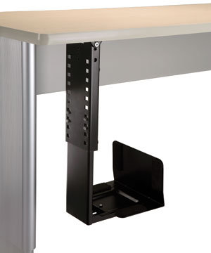 20 H x 10 W Desk CPU Holder by Populas Furniture