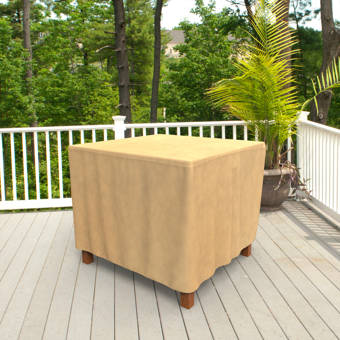 Freeport Park Aaden Square Patio Table Cover Reviews Wayfair Freeport Park Aaden Square Patio Table