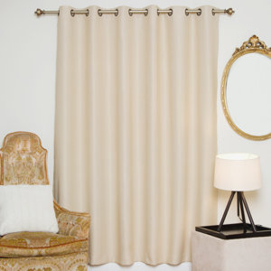 McCormack Solid Blackout Thermal Grommet Single Curtain Panel