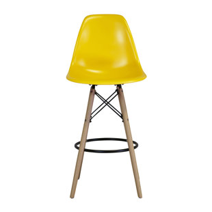 Modern Yellow Bar Stools Counter Allmodern Save To Idea Board White Yellow