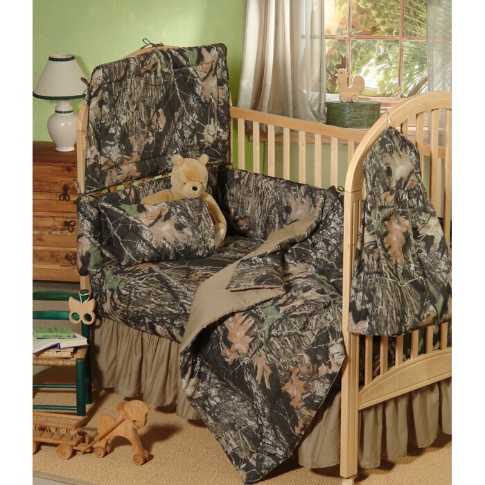More Boys Max 4 Camo Bedding Crib Set Comforter Bumper Pad Sheet