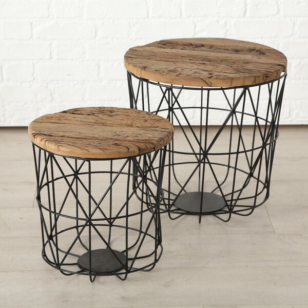 Almerton 2 Piece Nesting Tables By Bungalow Rose