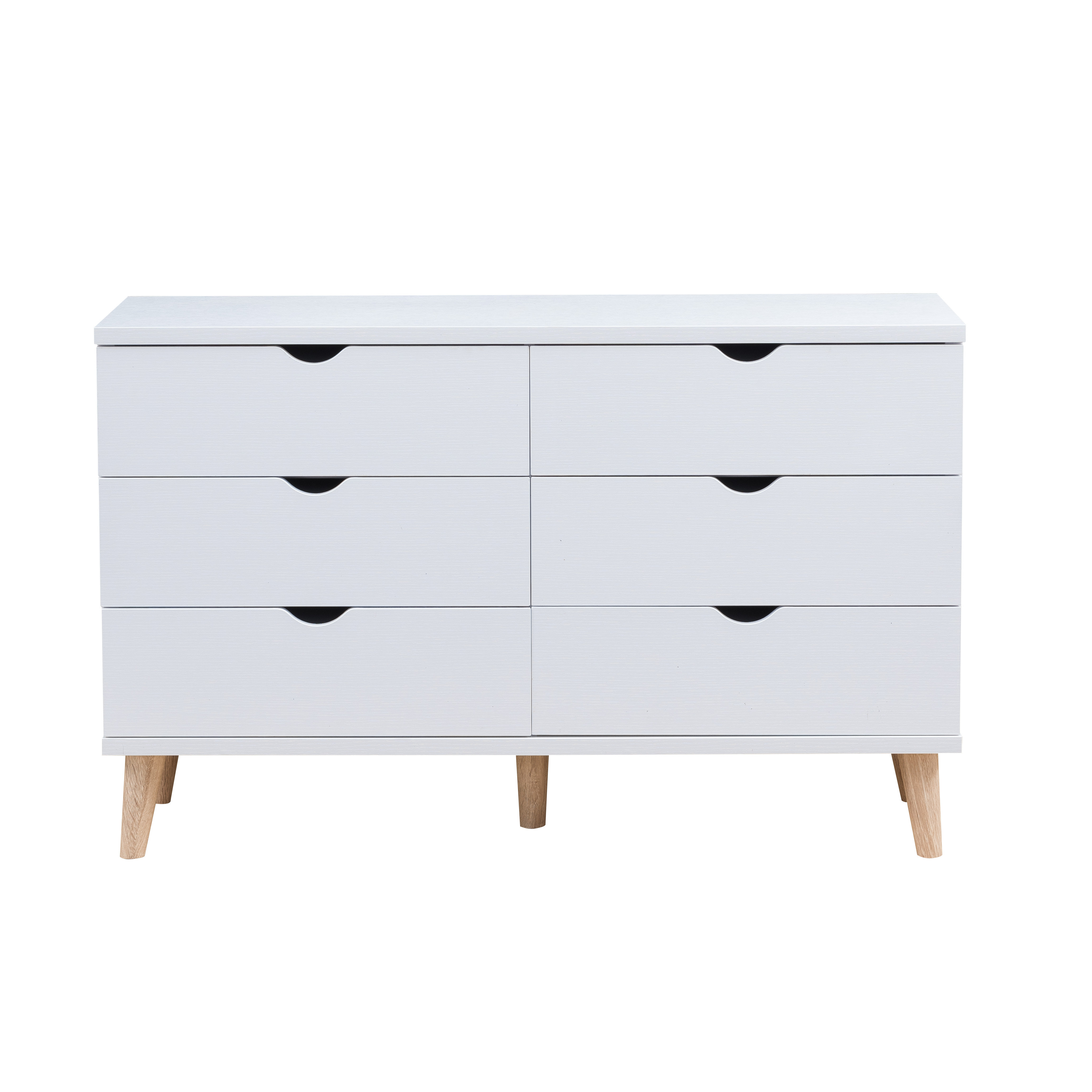 Bowie 6 Drawer Double Dresser Reviews Allmodern