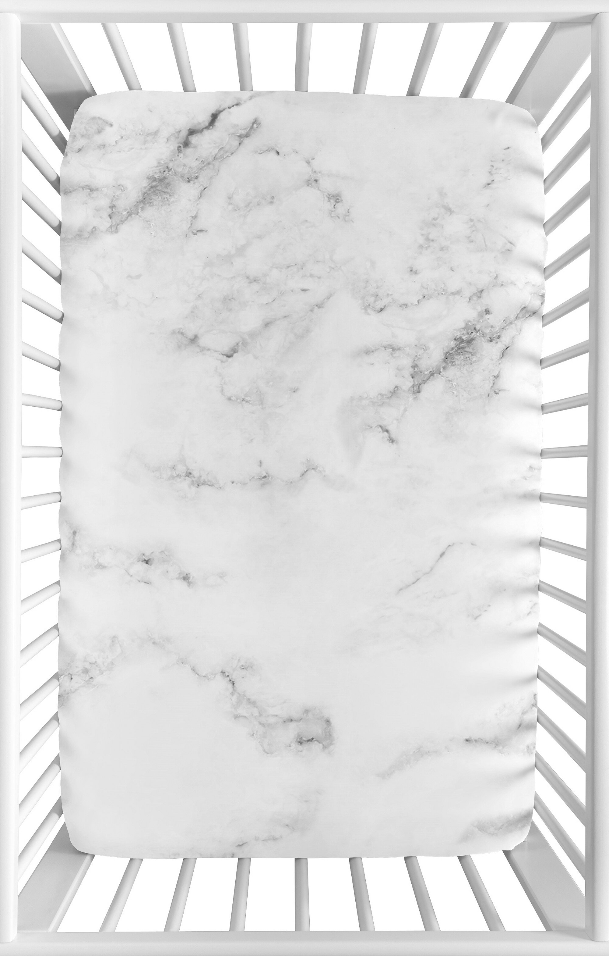 Sweet Jojo Designs Marble Fitted Crib Sheet Wayfair