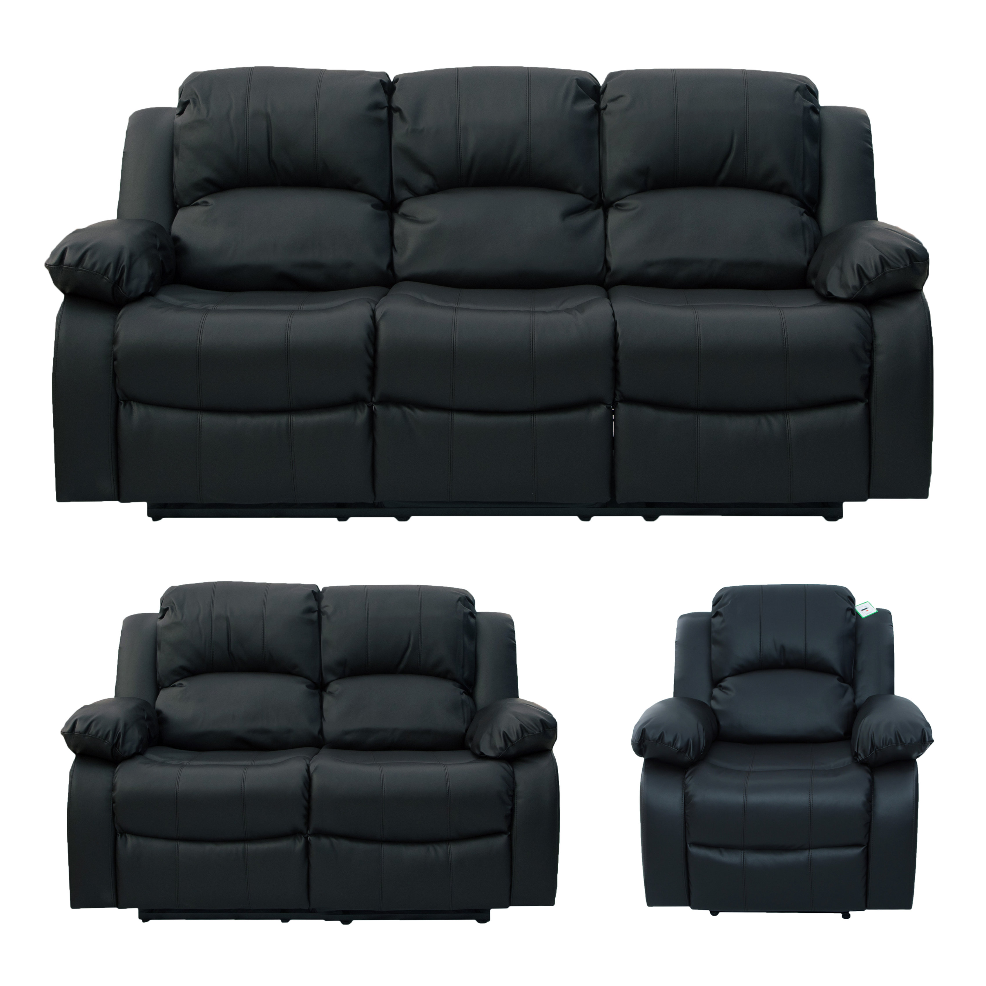 Ebern Designs Kenworthy 3 Piece Reclining Sofa Set Wayfair Co Uk Kenworthy 3 Piece Reclining Sofa Set