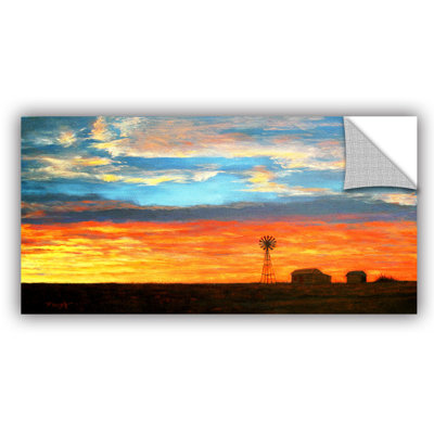 Farmville by Gene Foust  Removable Wall Decal ArtWall Size 12 H x 24 W x 01 D
