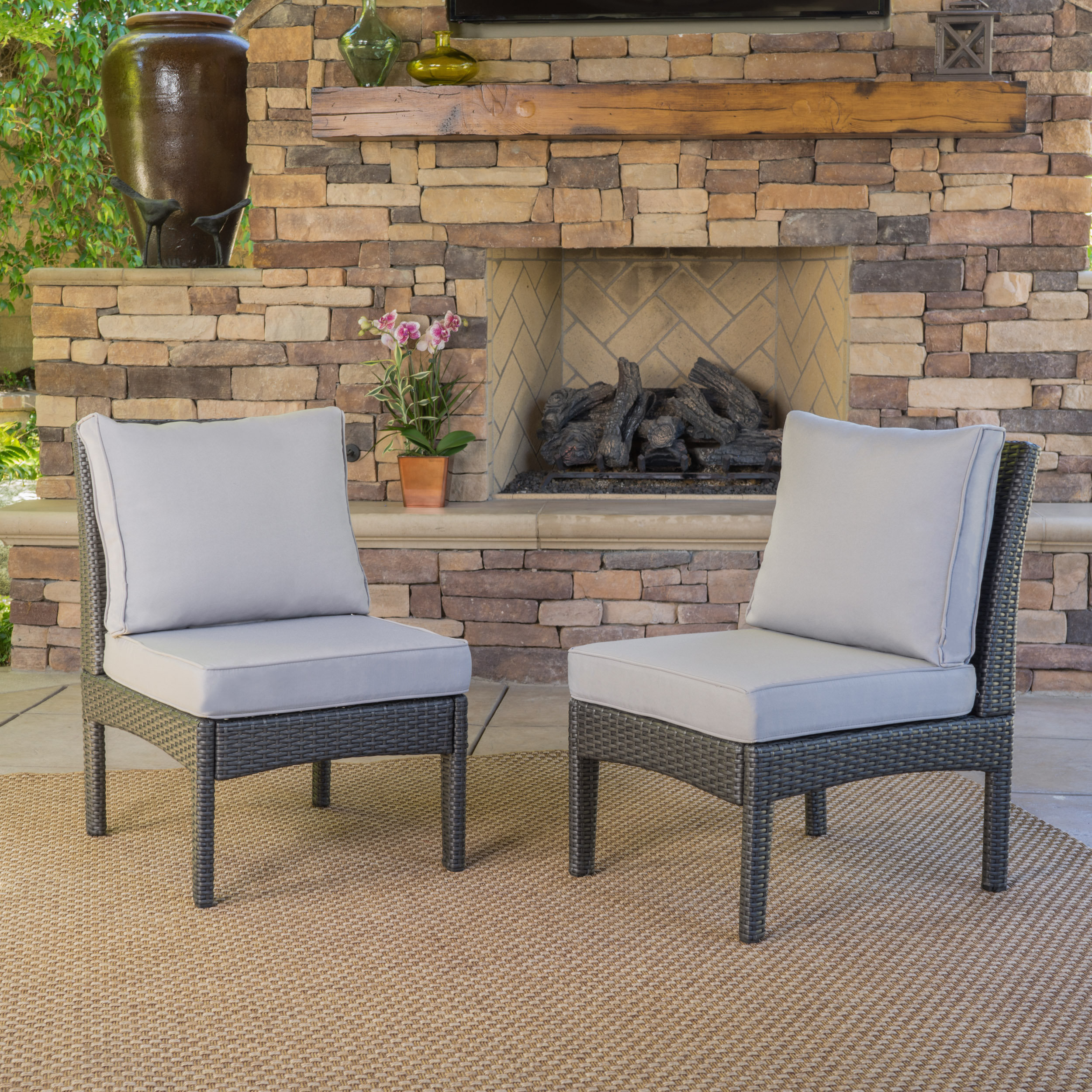 Darby Home Co Anaheim Patio Chair With Cushions Wayfair
