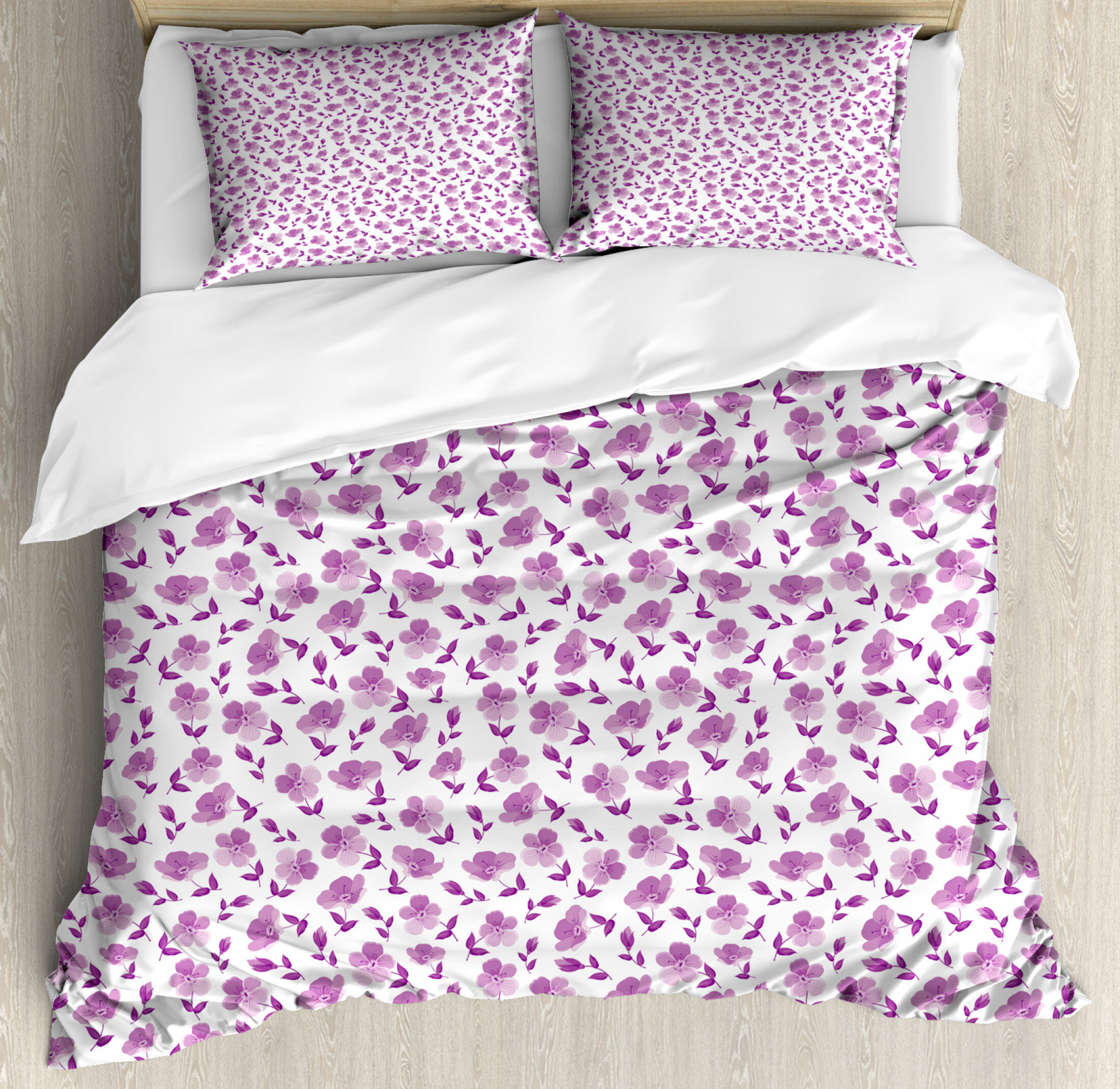 East Urban Home Flower Duvet Cover Set Wayfair