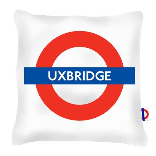Gulf Breeze Uxbridge Tube Station Cushion London Transport