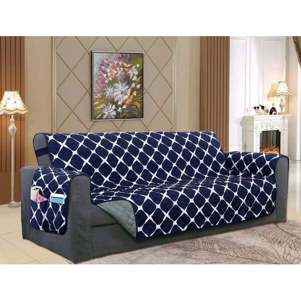 Free S&H Reversible Furniture Protector Box Cushion Sofa Slipcover