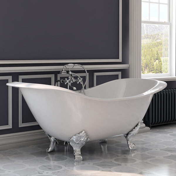 71 x 30 Clawfoot Bathtub by Cambridge Plumbing