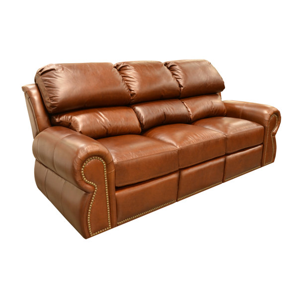 Cordova Leather Reclining Loveseat By Omnia Leather