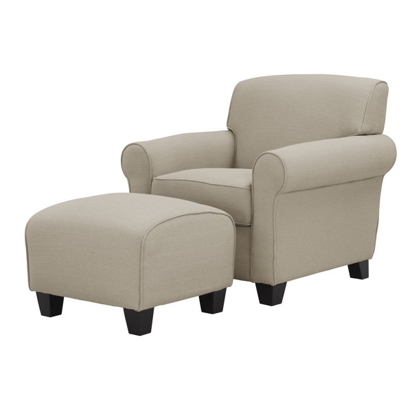 Oldbury Armchair and Ottoman by Alcott Hill