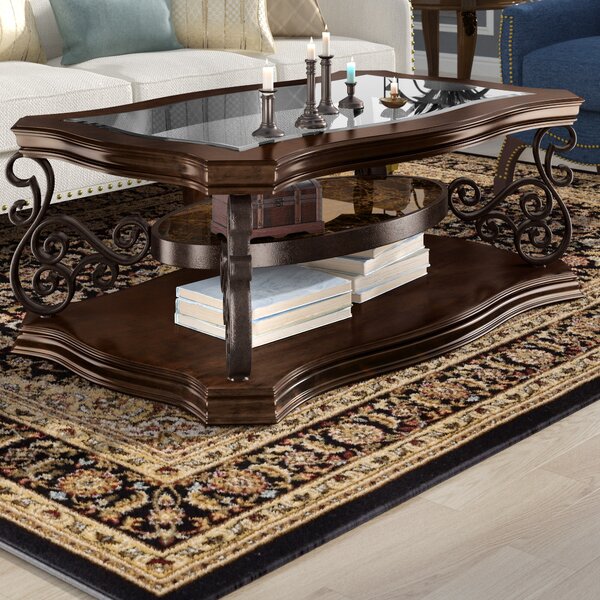 Bearup Floor Shelf Coffee Table With Storage By Astoria Grand