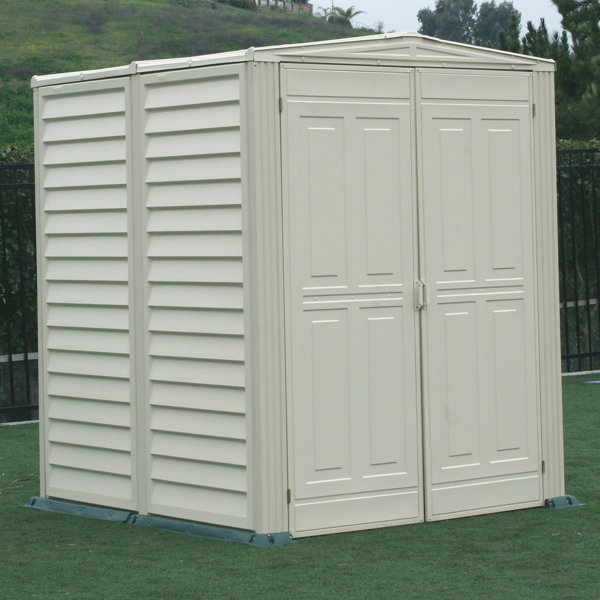 duramax yardmate vinyl shed 5 ft 6 in w x 5 ft 6 in d plastic storage shed reviews wayfair - Garden Sheds Vinyl duramax yardmate vinyl shed 5 ft 6 in w x 5 ft 6 in d plastic storage shed reviews wayfair - Garden Sheds Vinyl