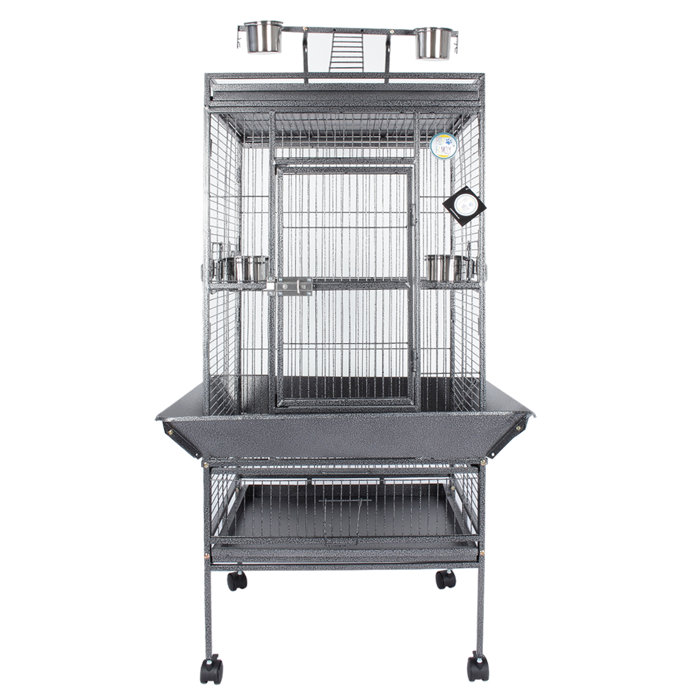 Cage à Oiseaux échelle Perchoirs Avec Roulettes Perroquet Oiseau Finich