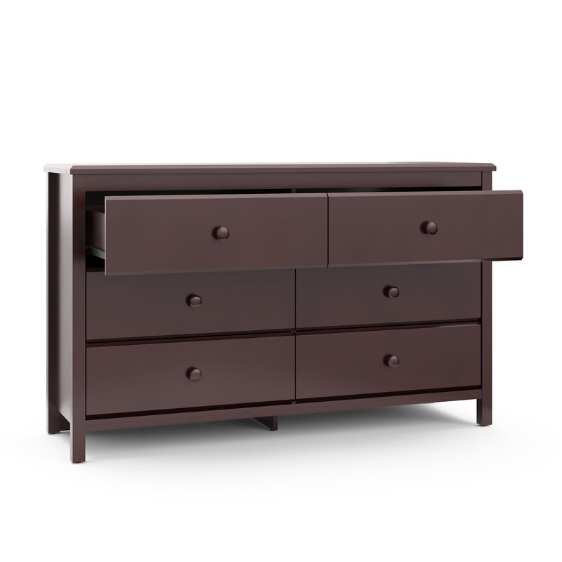 Storkcraft Alpine 6 Drawer Double Dresser Reviews Wayfair