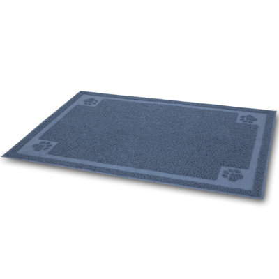 Litter Catcher Mat Petmate Color: Ice Blue